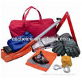 14pcs winter car emergency survival kit with emergency warm blanket